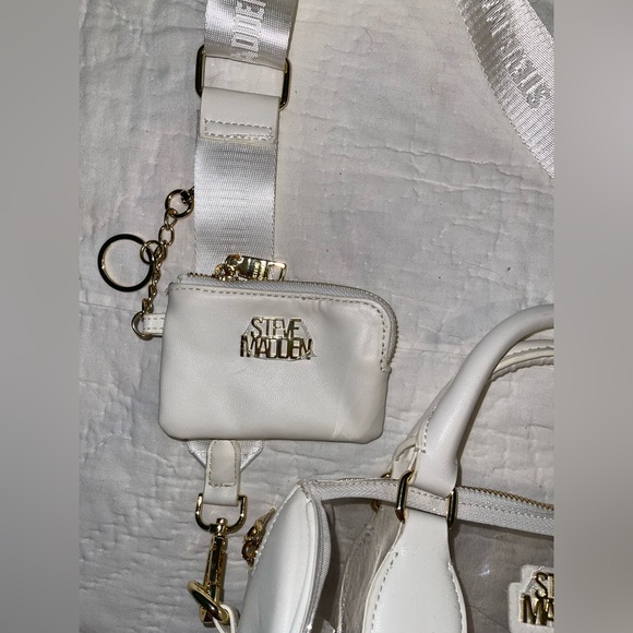 Clear Steve Madden Handbag with Coin Purse - Picture 4 of 7
